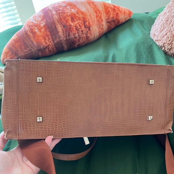 BEIS Work tote in cognac - Picture 8 of 8